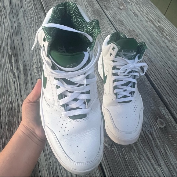 Nike Air Flight Light Mid White Green Sneaker main image 8